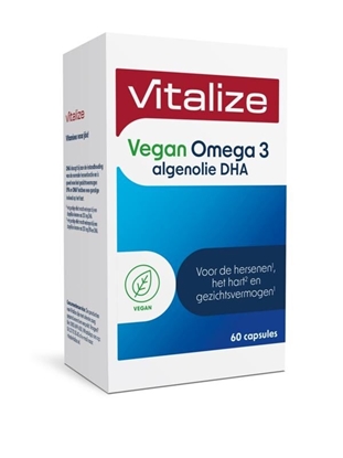 VITALIZE VEGAN OMEGA 3 ALGENOLIE DHA 60CAPS